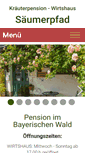 Mobile Screenshot of pension-saeumerpfad.de